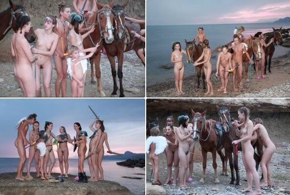 Mystical Horsey Riders Series photos - Naturism encourages you to value inner harmony and peace