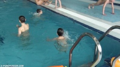 Poolside activities 1 Full HD - Accepting oneself fully is the foundation of naturism and nudism