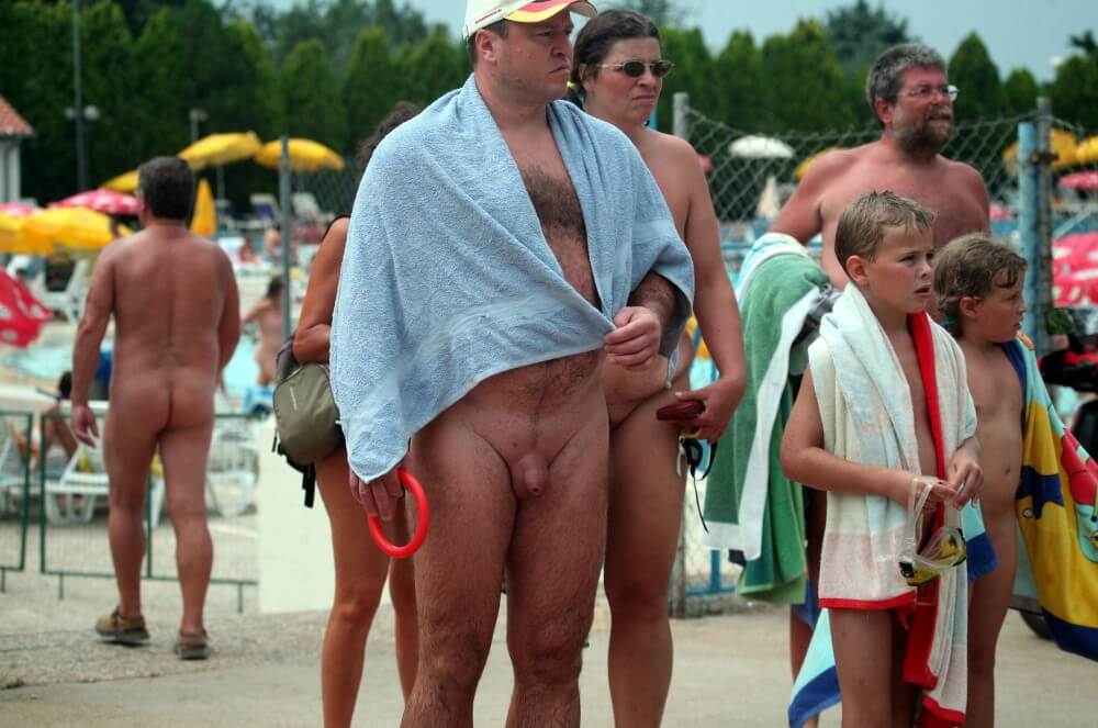 Naturist Pool Resort Exits photos - People practice nudism to achieve harmony with nature