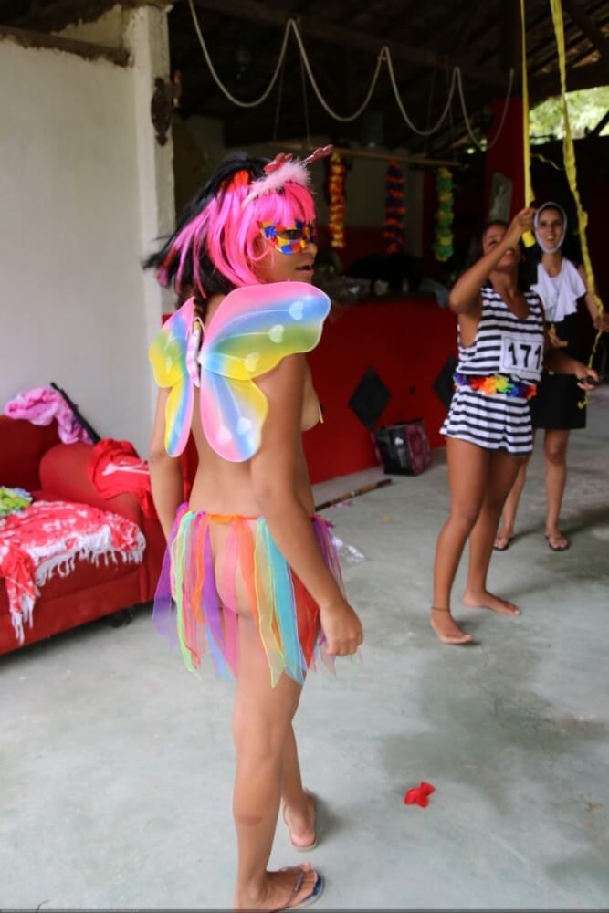 Tropical carnival photo gallery - Interaction with Nature Through Naturism