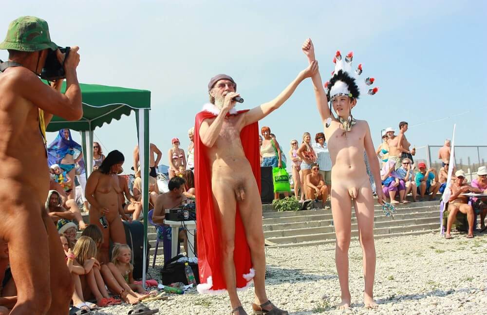 Native Headdress Dance pics - Lightheartedness and ease are characteristic features of the practice of nudism and naturism