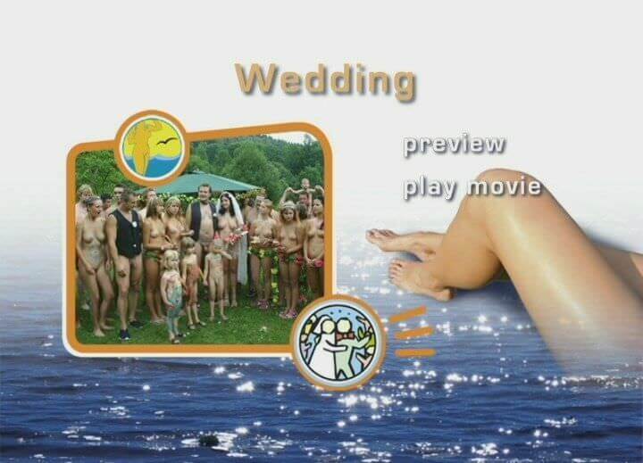 A wedding in a nudist collective - Beautiful family nudism