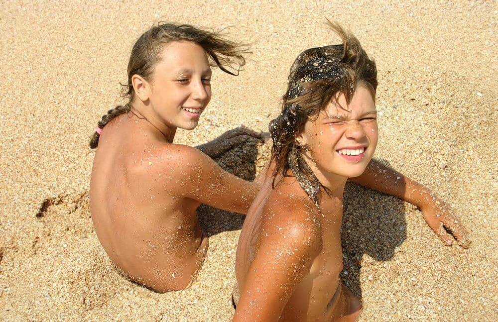 Ocean Beach Relaxing Photo Set - Living in harmony with nature is a defining characteristic of the naturist and nudist community