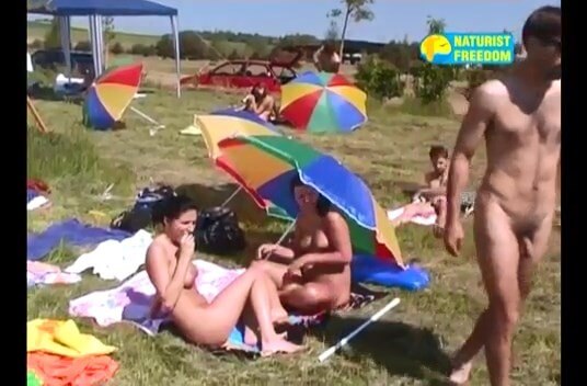 Naturist Freedom  Bathing and Gravel Pit - Watching us naked in nature