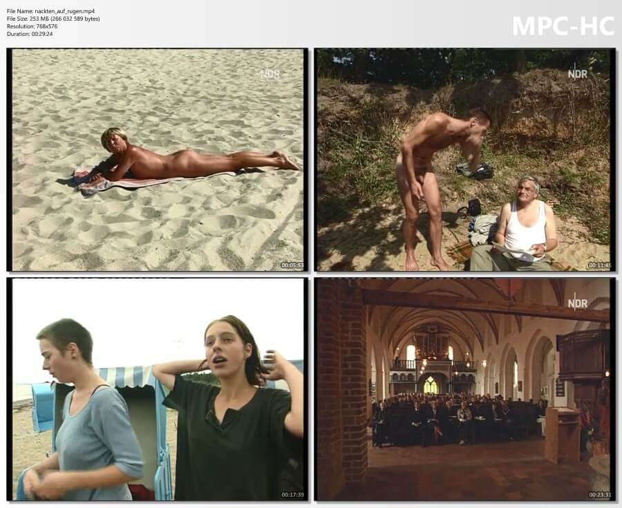 Nudist movie die nackten auf rugen HD - People come together in unity with nature to take off their clothes