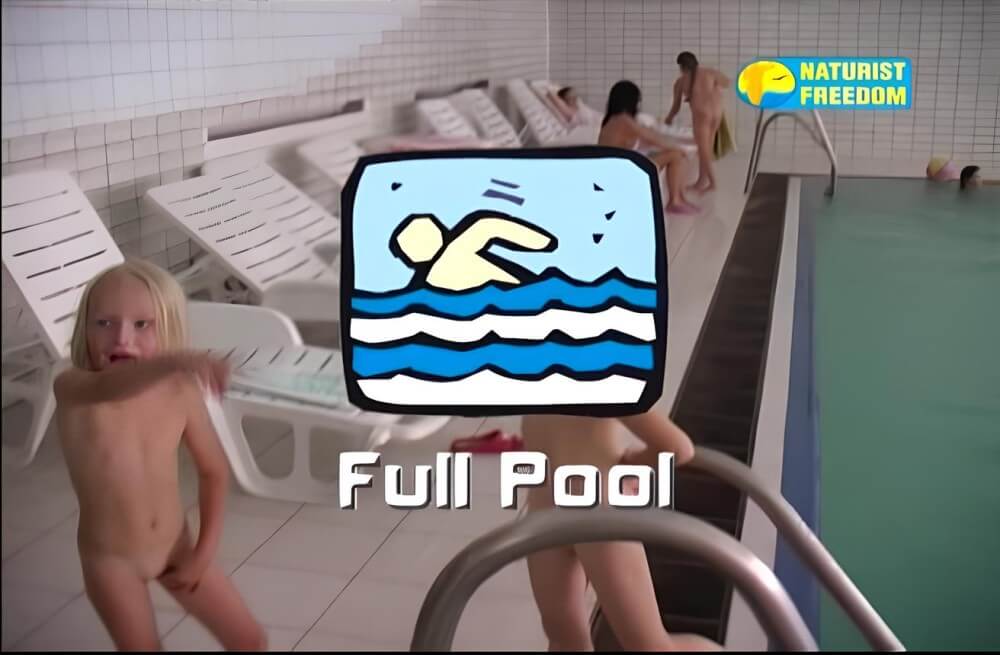 Naturist Freedom: Full Pool - A person without clothes is closer to nature