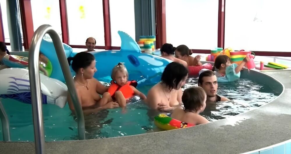 Indoor Swim Exercise - Through naturism, people seek the opportunity to feel free and in harmony