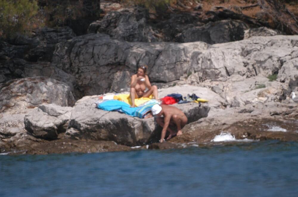 Croatian Rock-Front Coast pics - This is how naturism culture manifests itself