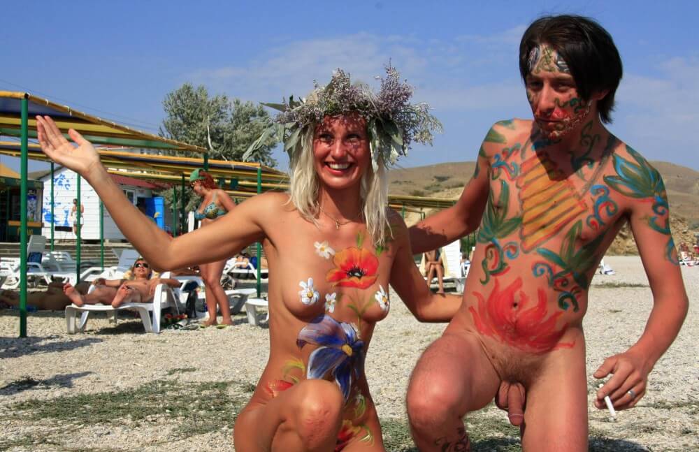 Sand Beach Goddess Two pics - Naturists respect each other and those around them