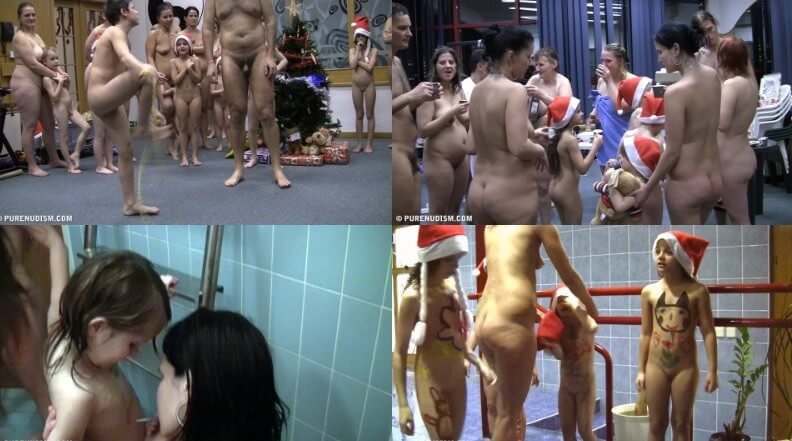 Christmas day Full HD video - Naturism teaches respect for ones body and its beauty