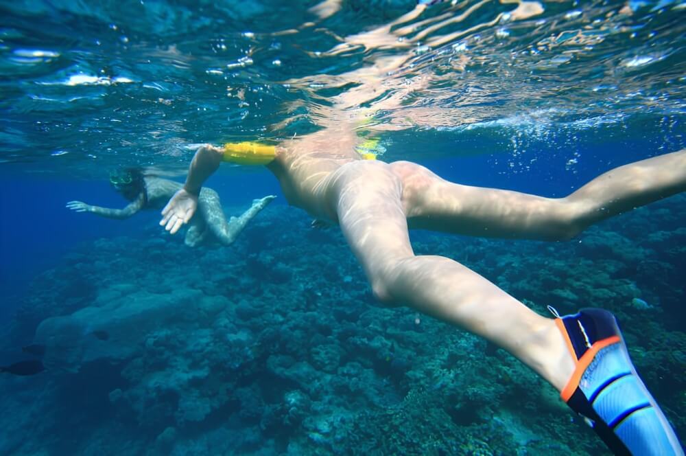 Nudism on the Red Sea photo gallery - The idea of self-acceptance and self-respect is important among naturists