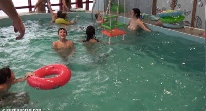 Indoor Swim Exercise 2 Full HD video - Naturism and nudism are a philosophy of respect