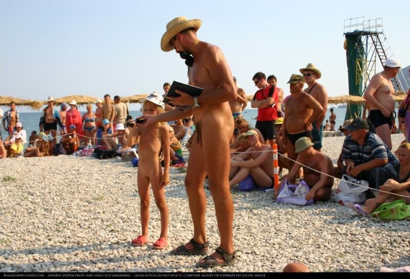 Naturist Pageant Line Up photos - Lightheartedness and ease are characteristic features of the practice of nudism and naturism