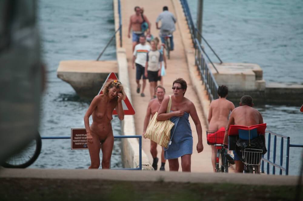 Crete FKK Bridge Crossing photos - Nudism in the Modern World