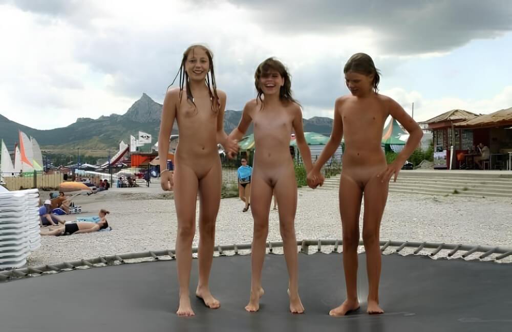Trampoline pics - Naturists view nudity as a philosophy of life