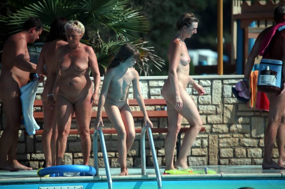 Naturist Pool Cleaning-Up pics - The sacred nature of the nude human form among naturists