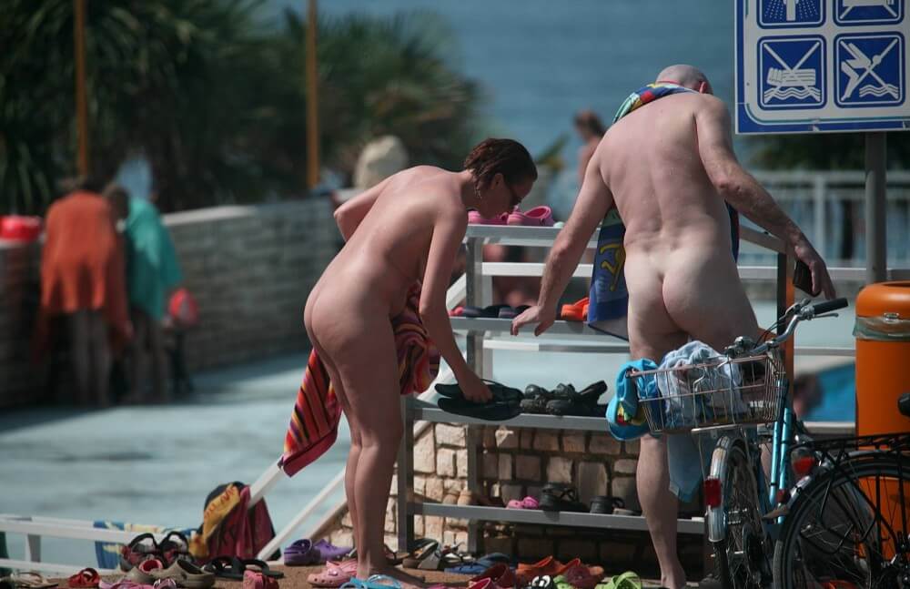 Pool Arrivals and Departures pics - Since ancient times, nudity has had a sacred character