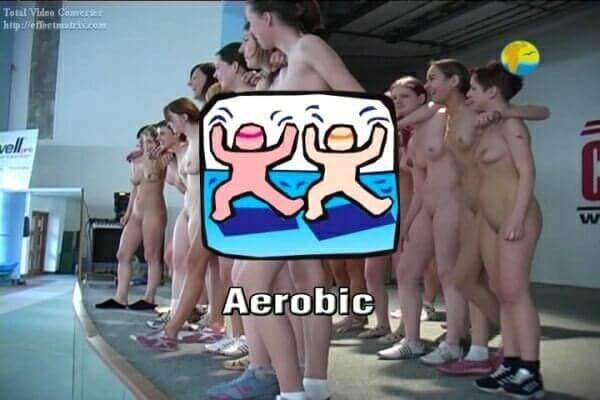 Naturist Freedom: Aerobic - A nudist promotes tolerance and respect for others