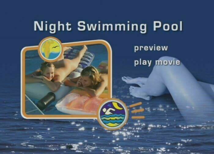 Naturist Freedom: Night swimming pool - Naturism teaches respect for ones body and its beauty