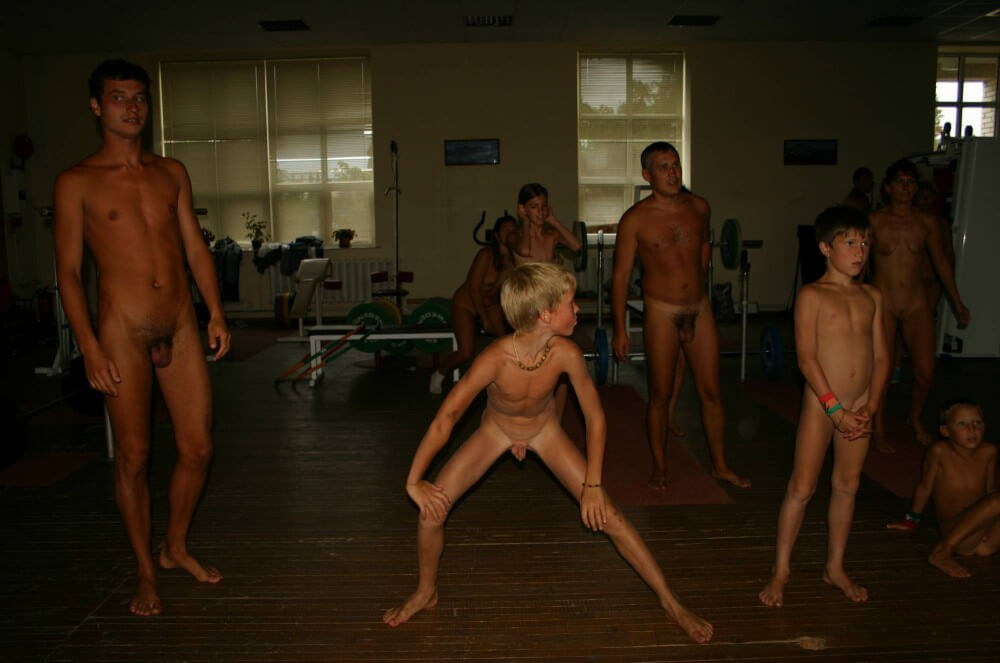 Family Gym Nudist Stretch pics - Naturism as the meaning of life