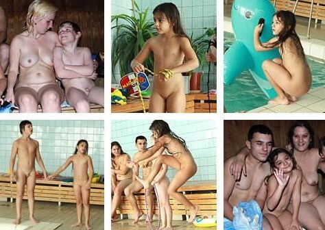 Pool and a sauna photo gallery - Naturists live easily and freely