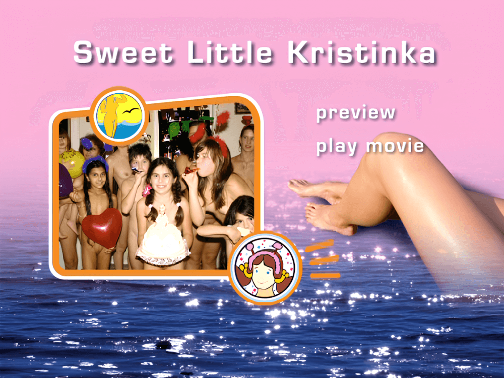 Naturist Freedom: Sweet Little Kristinka  DVD - Nudism and naturism are closer to natural harmony