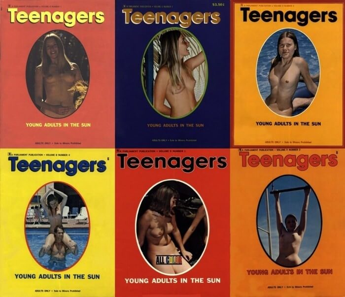 Teenagers magazines: Young adults in the sun - Nudism helps us accept ourselves and others